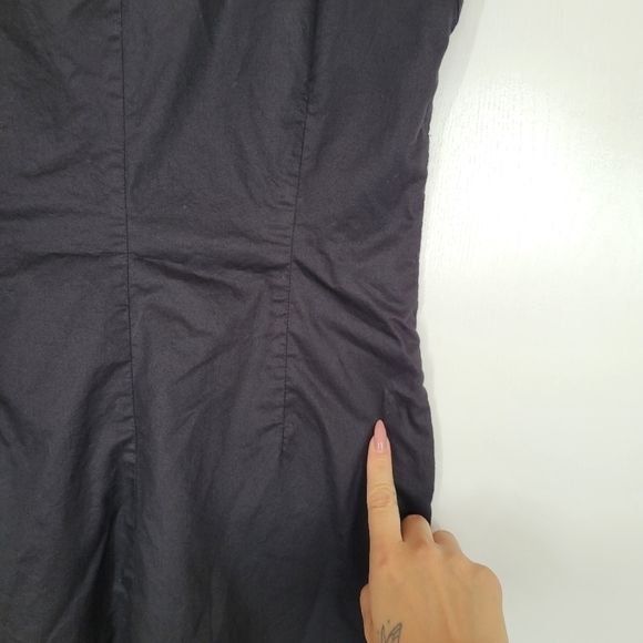 MNG Rare Graphic Rock n Roll Dancer Guitar Embroidered Studded Mini Dress XS - Picture 3 of 16